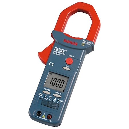 Sanwa AC Clamp Meter Large Diameter CT 1000A DCL1000